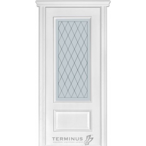 Двері Caro 52 шпон ясен белый TERMINUS